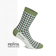Pack 4 Calcetines Heel Tread Pepita Heritage